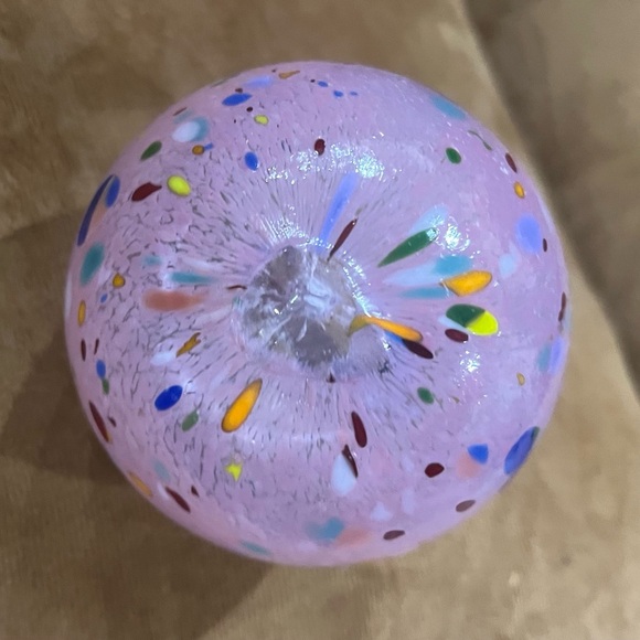 Multicolor Art Glass Sphere - Picture 2 of 2